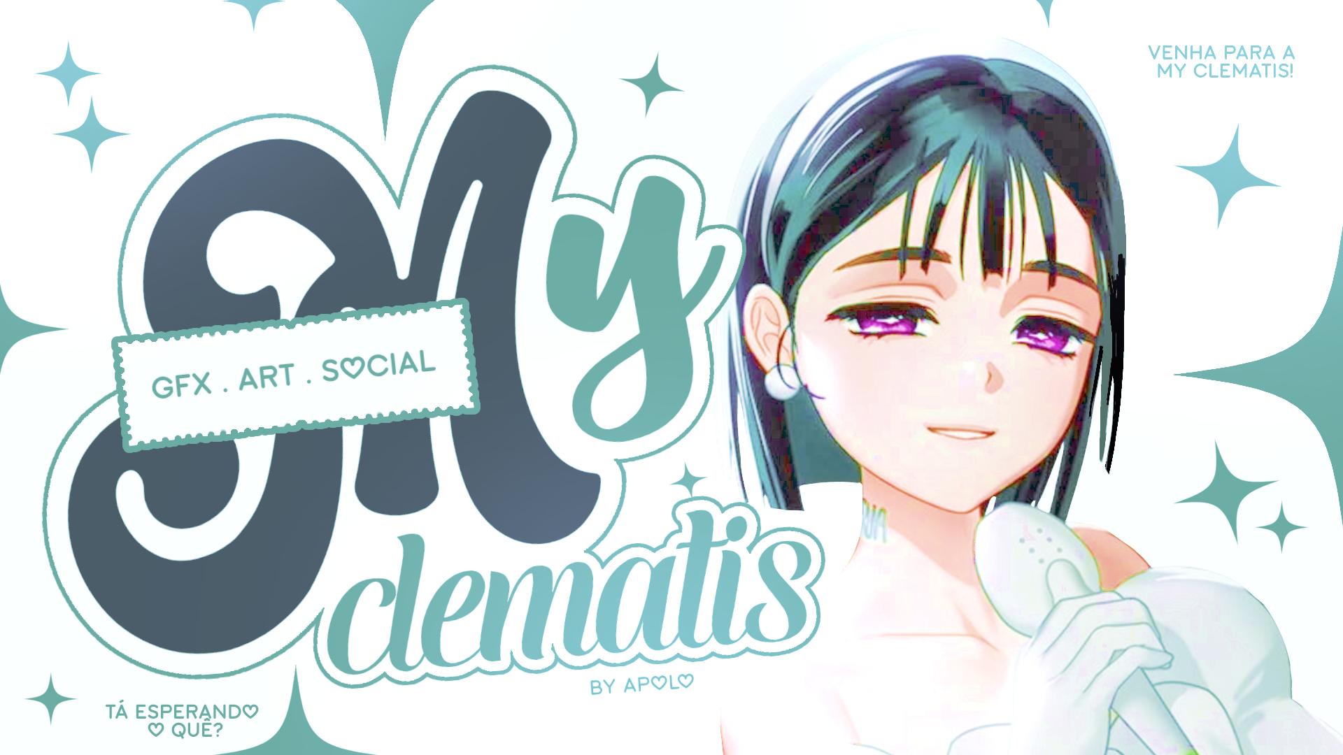 Discovery splash banner for 𐙚𝅙𝅙𝅙🧁✦ My clematis #2k ﹒ ᱑ര Discord server