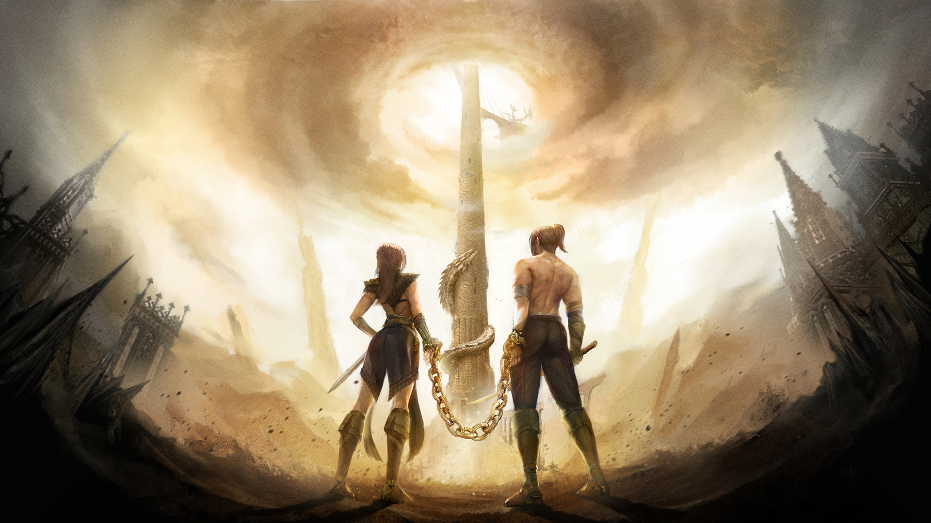 Discovery splash banner for Soul Chained Community Discord server