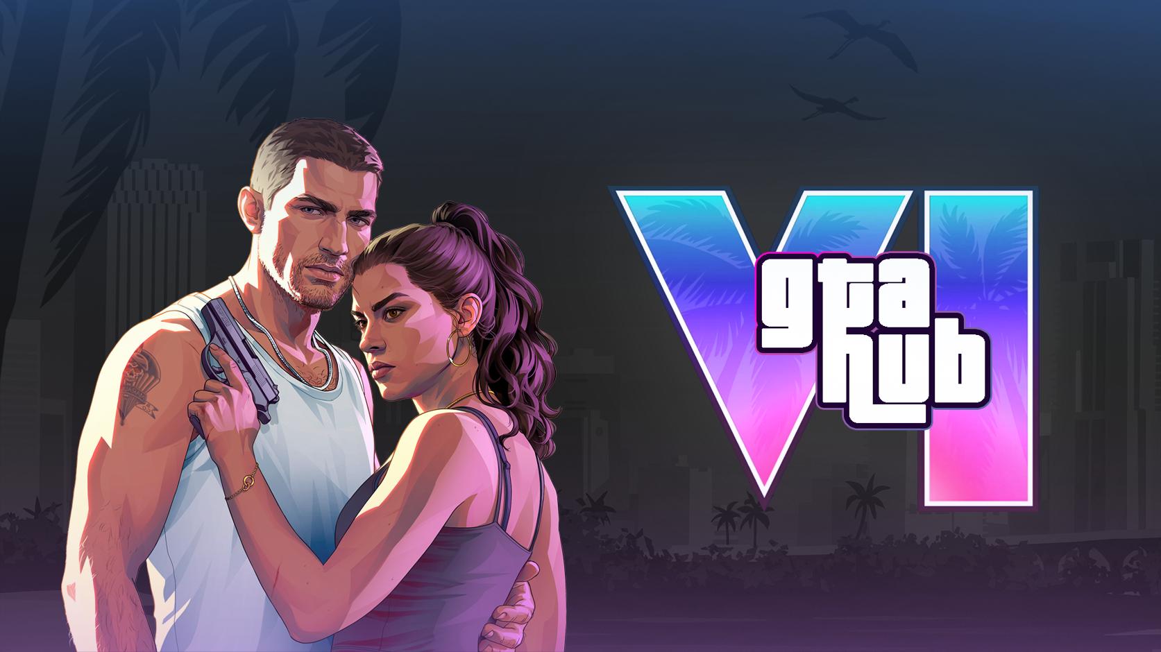 Discovery splash banner for GTA VI HUB Discord server