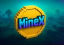 Discovery splash banner for MineX Discord server