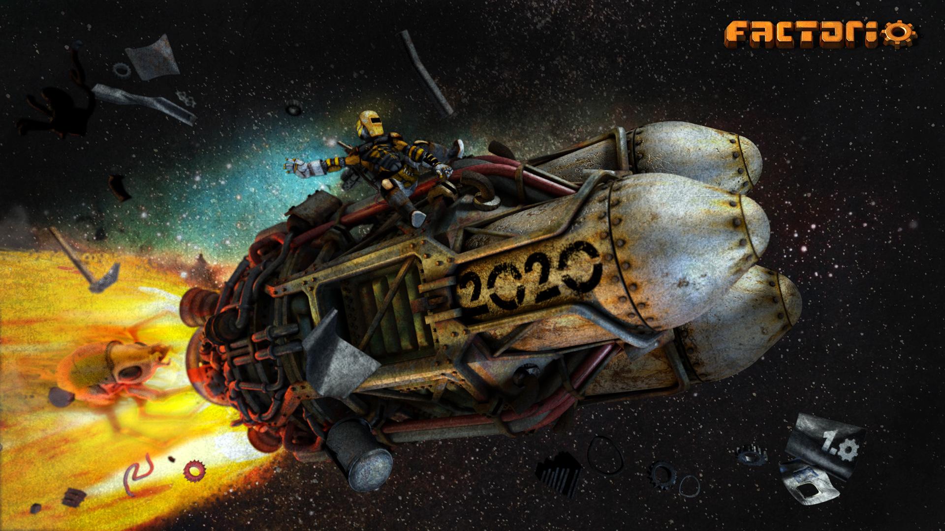Discovery splash banner for Factorio Discord server