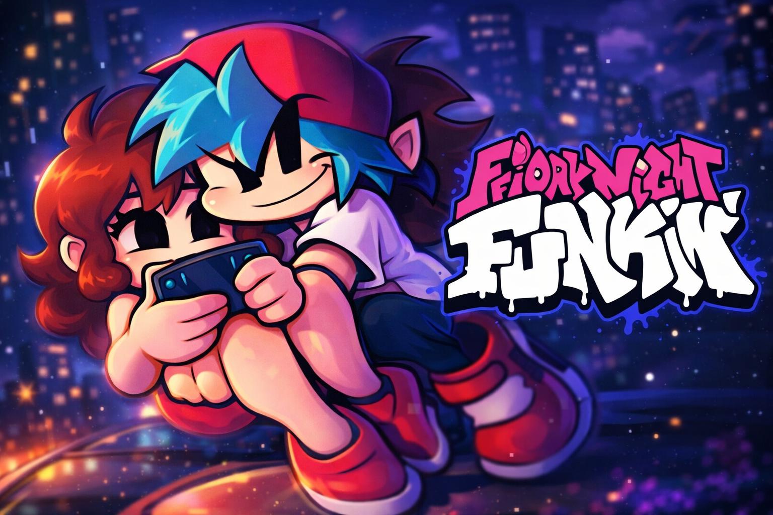 Discovery splash banner for FNF Community' Fans Discord server