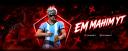 Discovery splash banner for EM OFFICIAL TEAM #20K Discord server