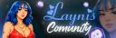 Discovery splash banner for Laynis Discord server