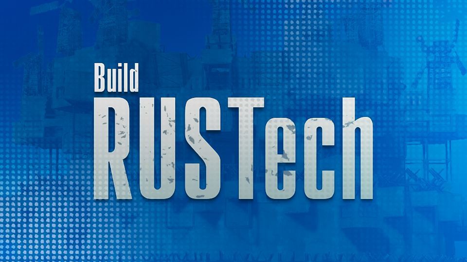 Discovery splash banner for RUSTech | Build Discord server