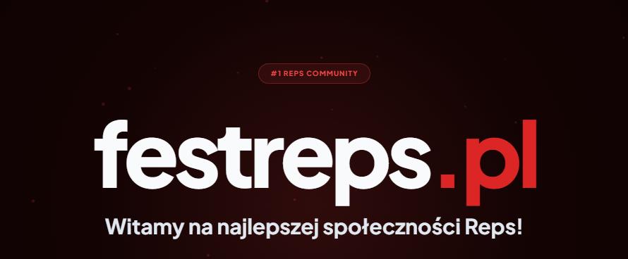 Discovery splash banner for FestReps Community Discord server