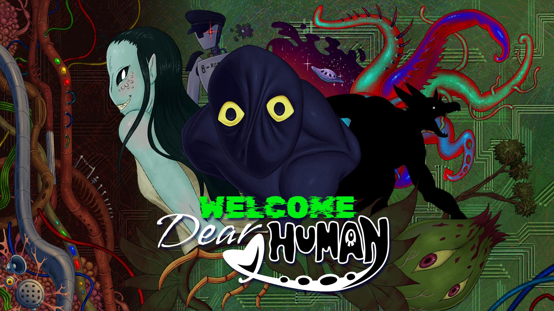 Discovery splash banner for Welcome, Dear Human Discord server