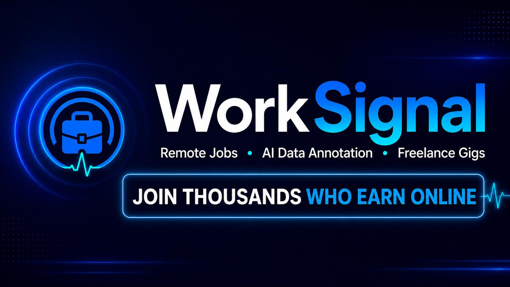Discovery splash banner for Jobs & Remote Work | WorkSignal Discord server