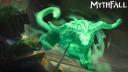 Discovery splash banner for MythFall | Roblox Discord server