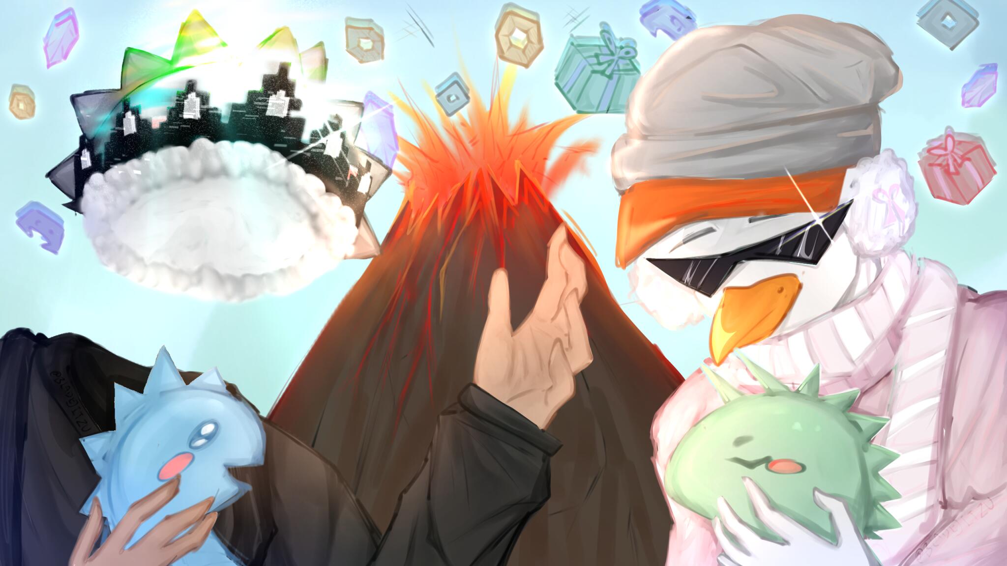 Discovery splash banner for 🦕 rawr's dinos ﹒ nitro & robux giveaways ・ social・ active Discord server