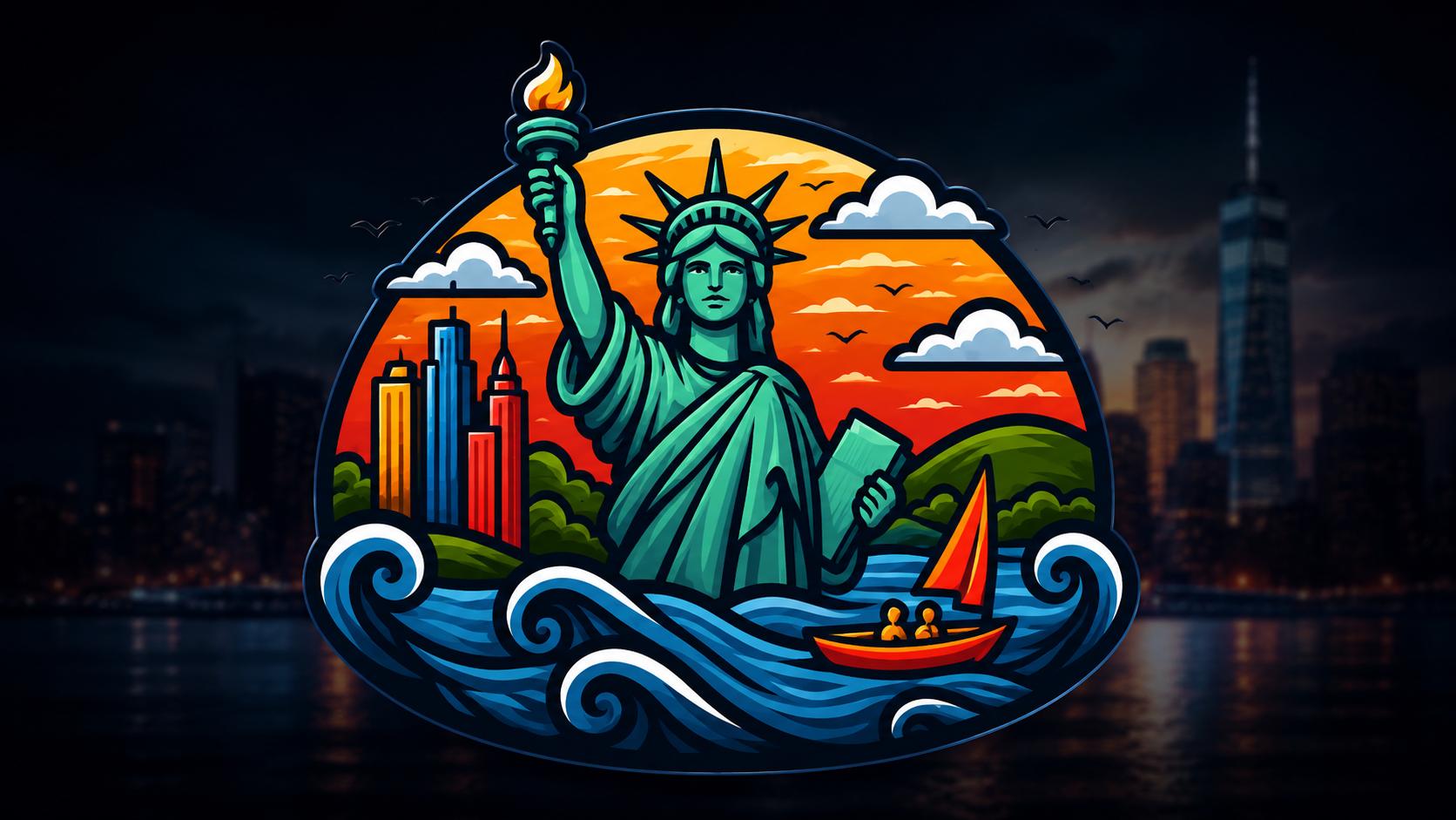 Discovery splash banner for New York City Lake Roleplay Discord server