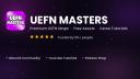 Discovery splash banner for UEFN MASTERS Discord server