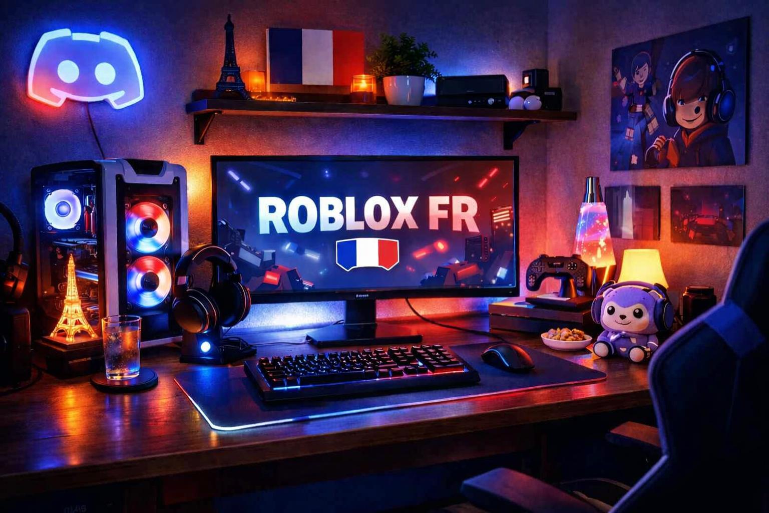 Discovery splash banner for ROBLOX FRANCE Discord server