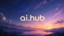 Discovery splash banner for AI HUB Discord server