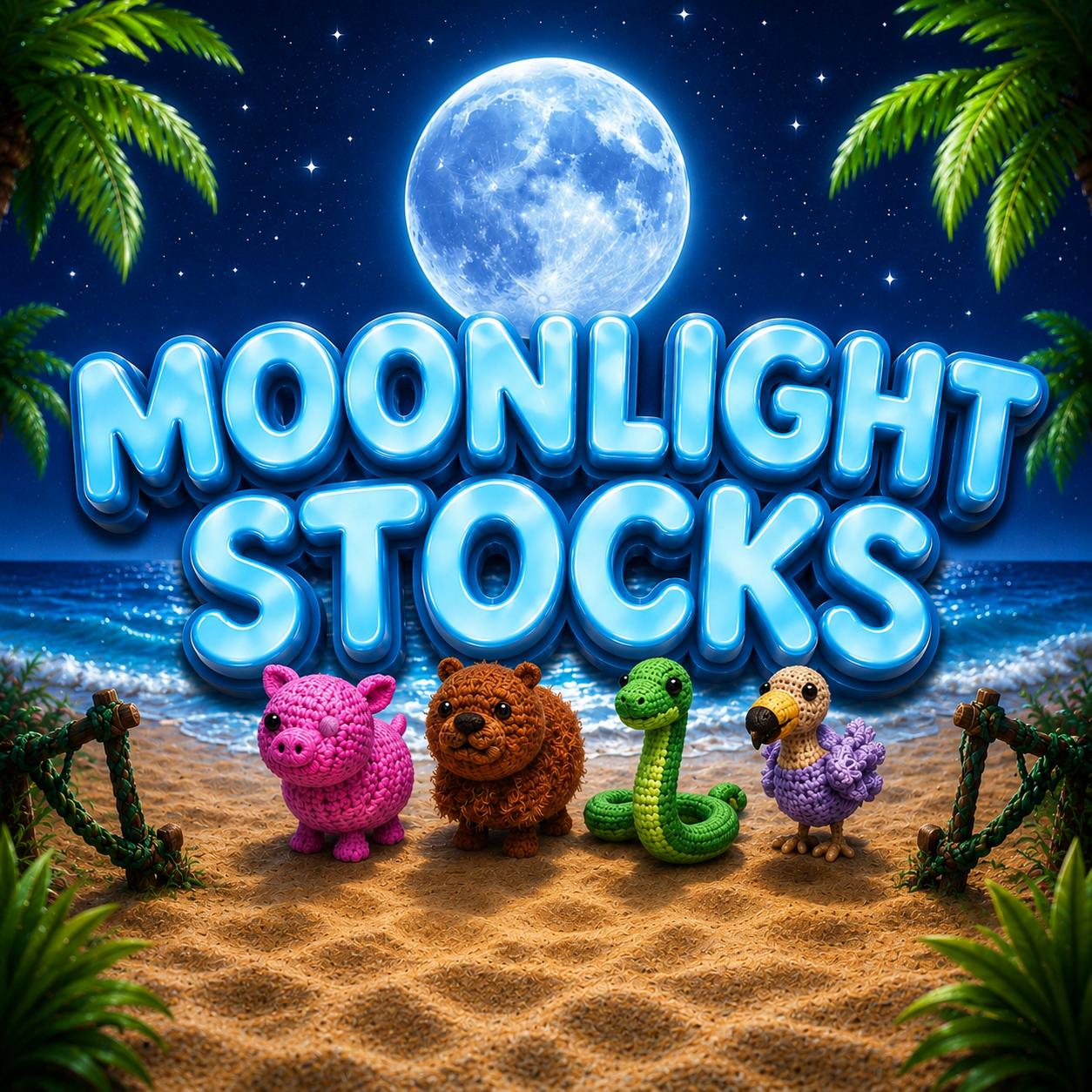 Discovery splash banner for Moonlight┃stocks and deals Discord server