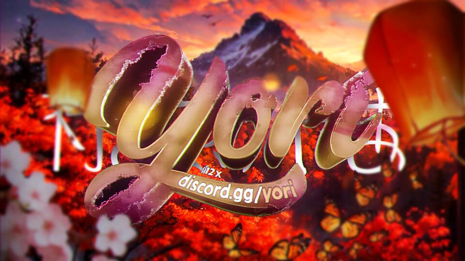 Discovery splash banner for Yori 🦋 #La Fin Discord server