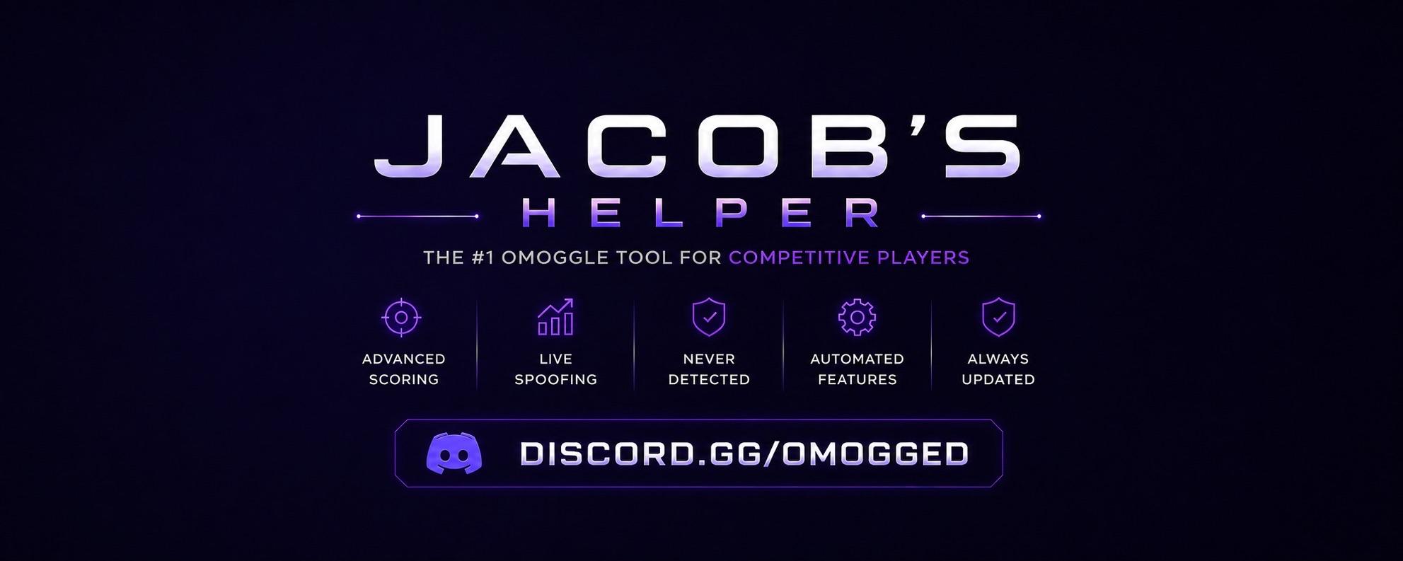 Discovery splash banner for Jacob's Helpers Discord server