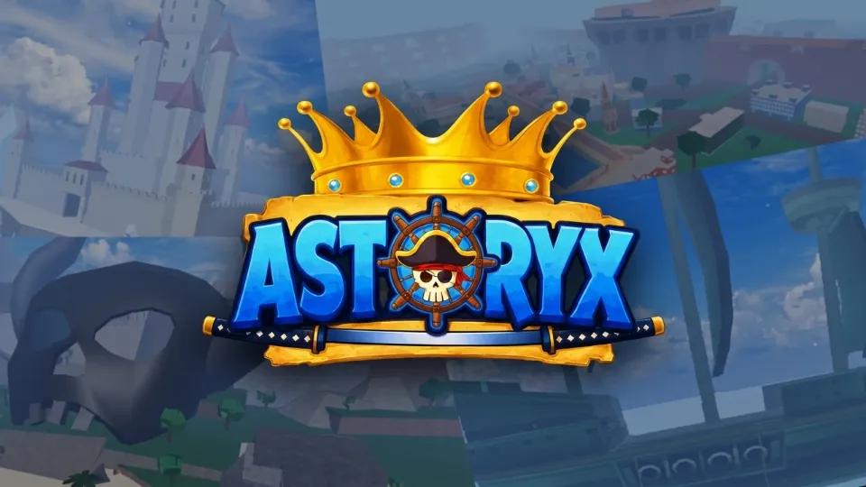Discovery splash banner for Astryx • Blox Fruits Services • .gg/bloxfruithub Discord server