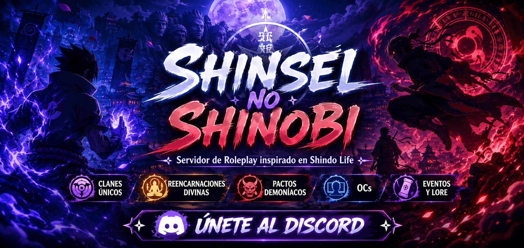 Discovery splash banner for 「Shinsei no Shinobi」 Discord server