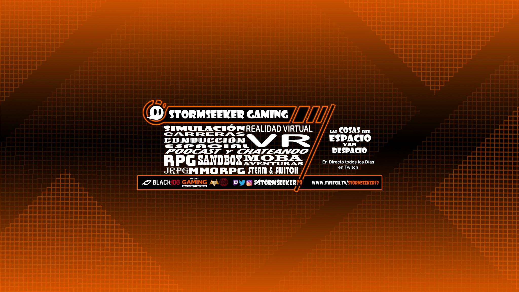 Discovery splash banner for Stormseeker Gaming Discord server