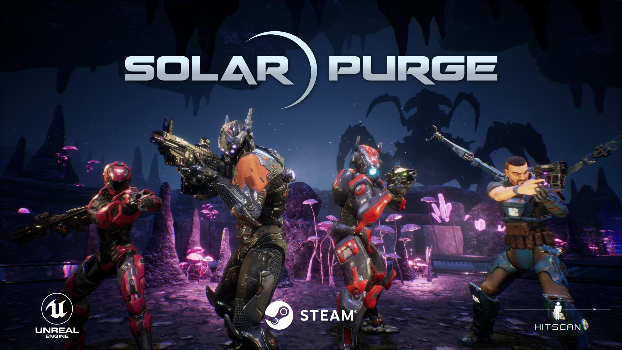 Discovery splash banner for Solar Purge Discord server