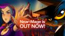 Discovery splash banner for Stuck In Attic - Near-Mage out now on PC! Discord server