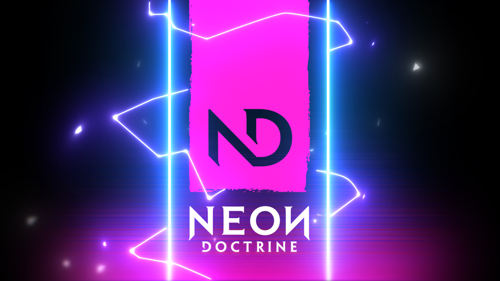 Discovery splash banner for Neon Doctrine Discord server