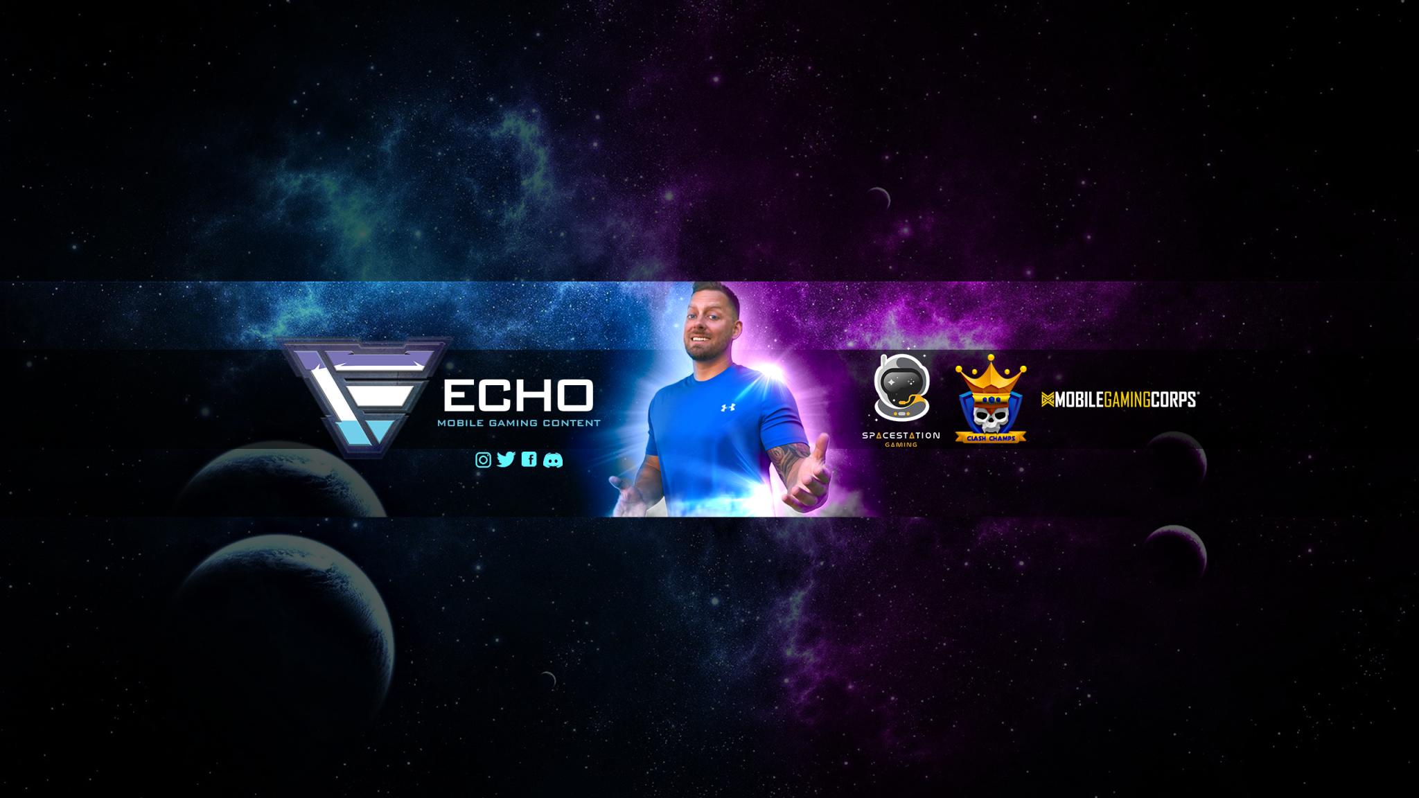 Discovery splash banner for ECHO Gaming Discord server