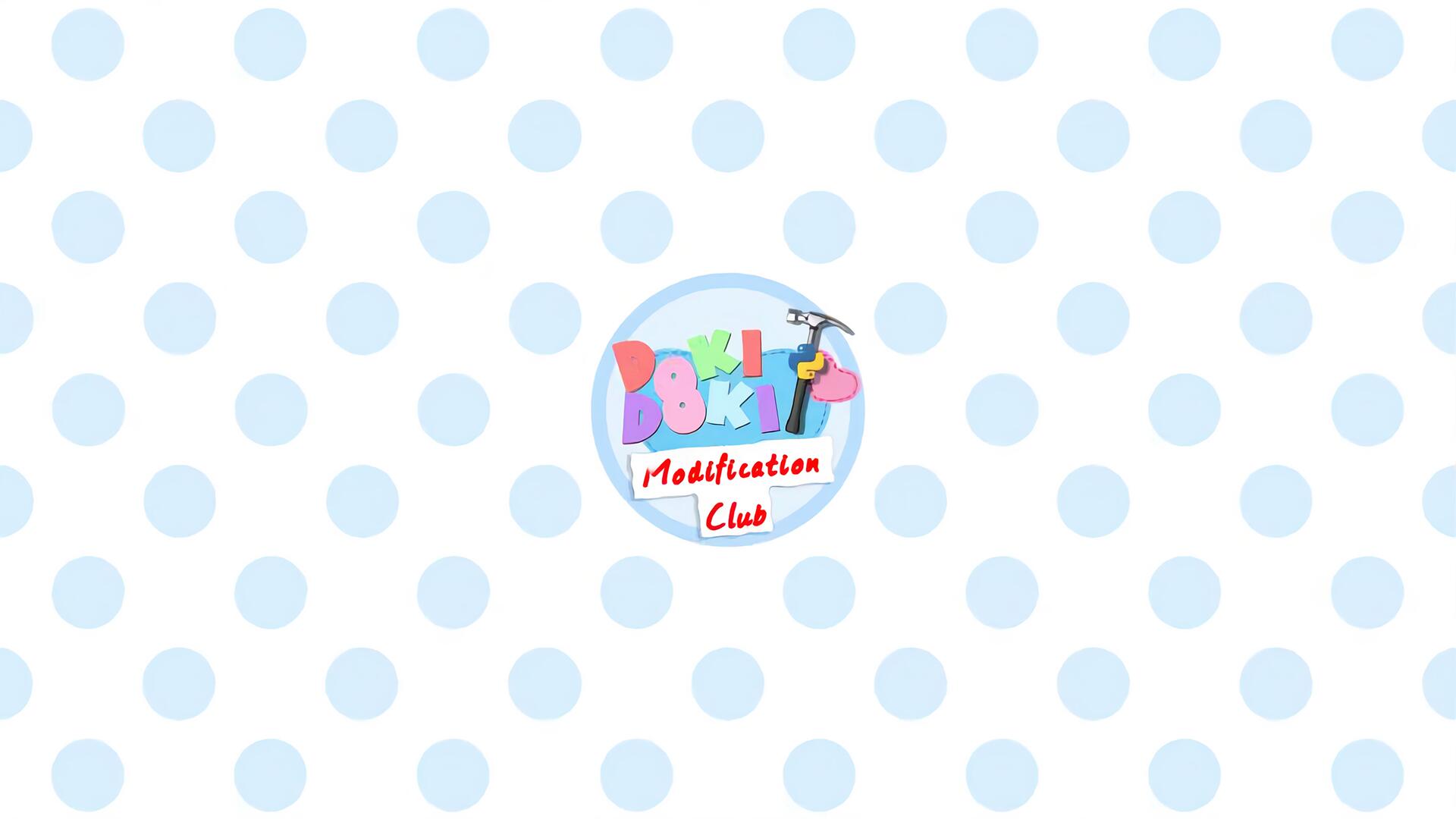 Discovery splash banner for Doki Doki Modding Club Discord server