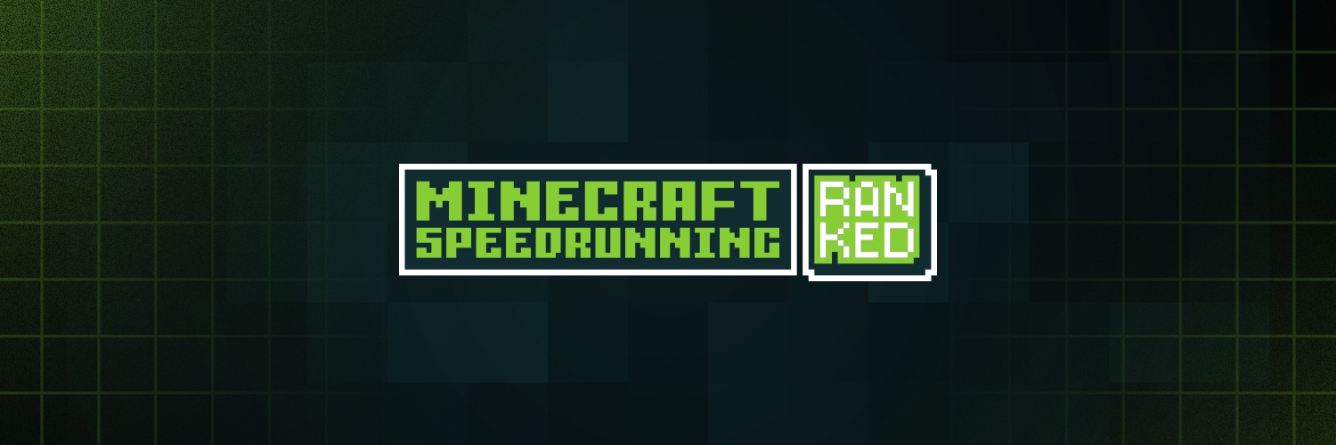 Discovery splash banner for MCSR Ranked Discord server