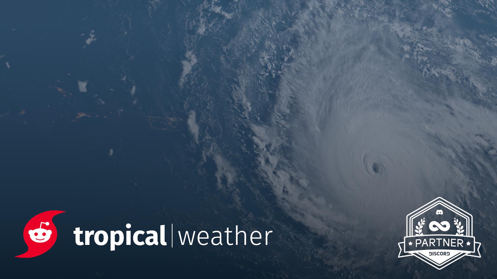 Discovery splash banner for TropicalWeather Discord server