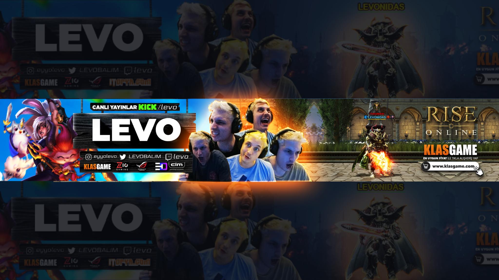 Discovery splash banner for Levo Discord server