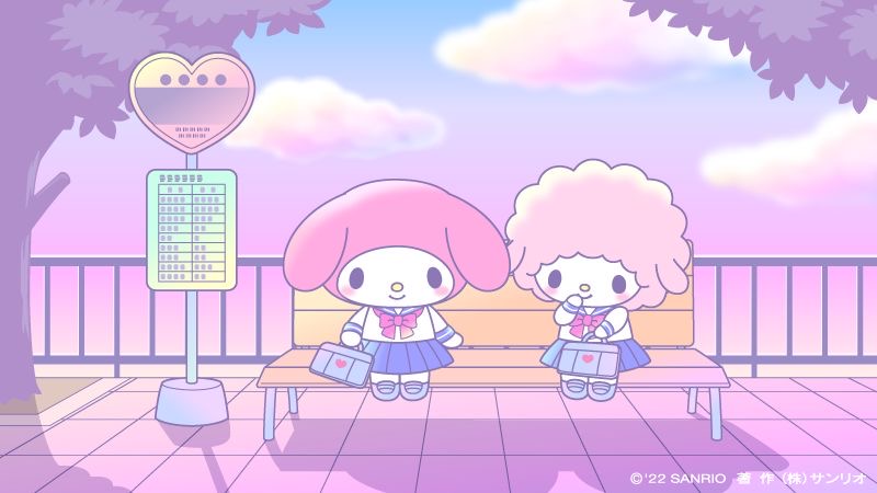 Discovery splash banner for 🌸(✿ᴗ͈ˬᴗ͈) Pocky Time Academy ✧ Social & Sanrio Discord server