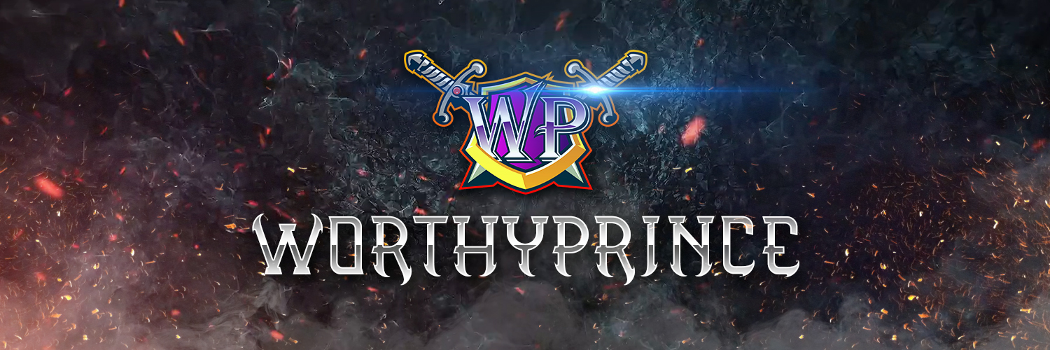 Discovery splash banner for The Worthy Knights Discord server