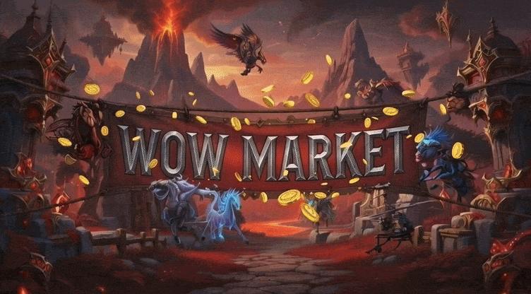 Discovery splash banner for WoW Gold Market || Buy & Sell World of Warcraft Gold Discord server