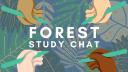 Discovery splash banner for forest study chat Discord server