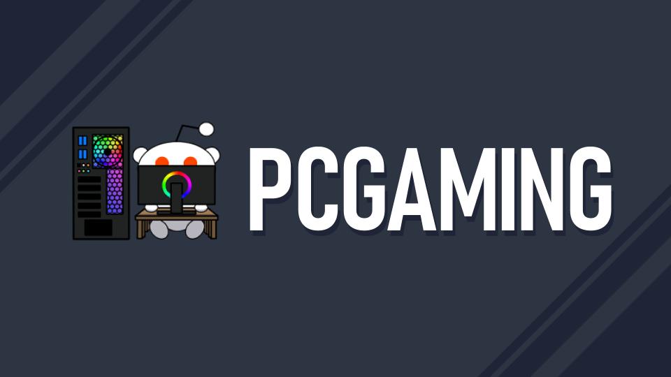 Discovery splash banner for /r/pcgaming Discord server