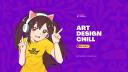 Discovery splash banner for SNS - Art, Design & Chill (by AGFX) Discord server