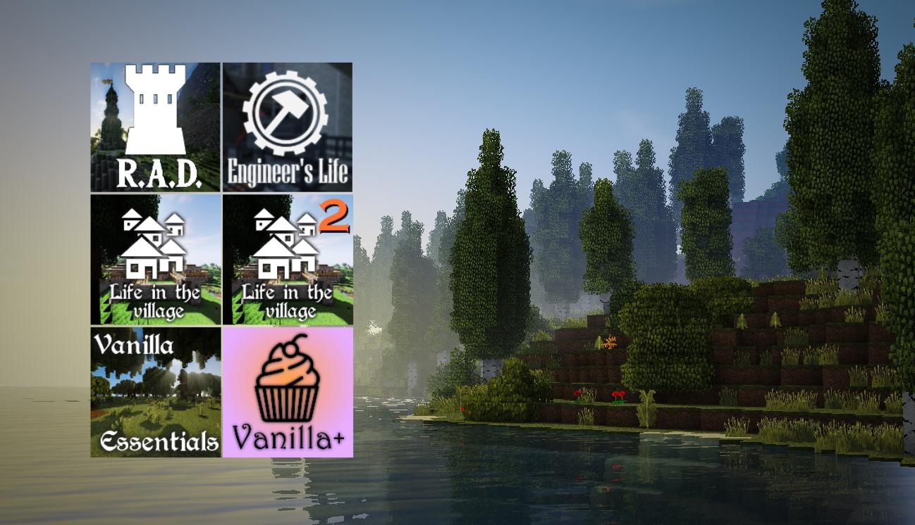 Discovery splash banner for Dreams' modpacks Discord server