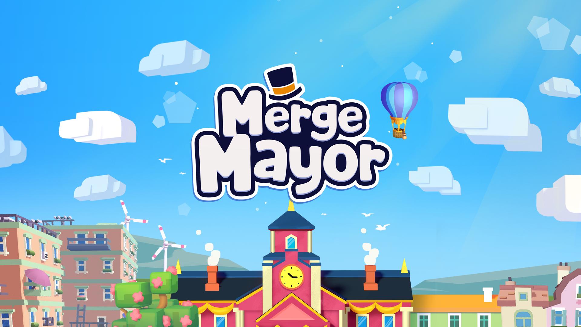 Discovery splash banner for Merge Mayor Discord server
