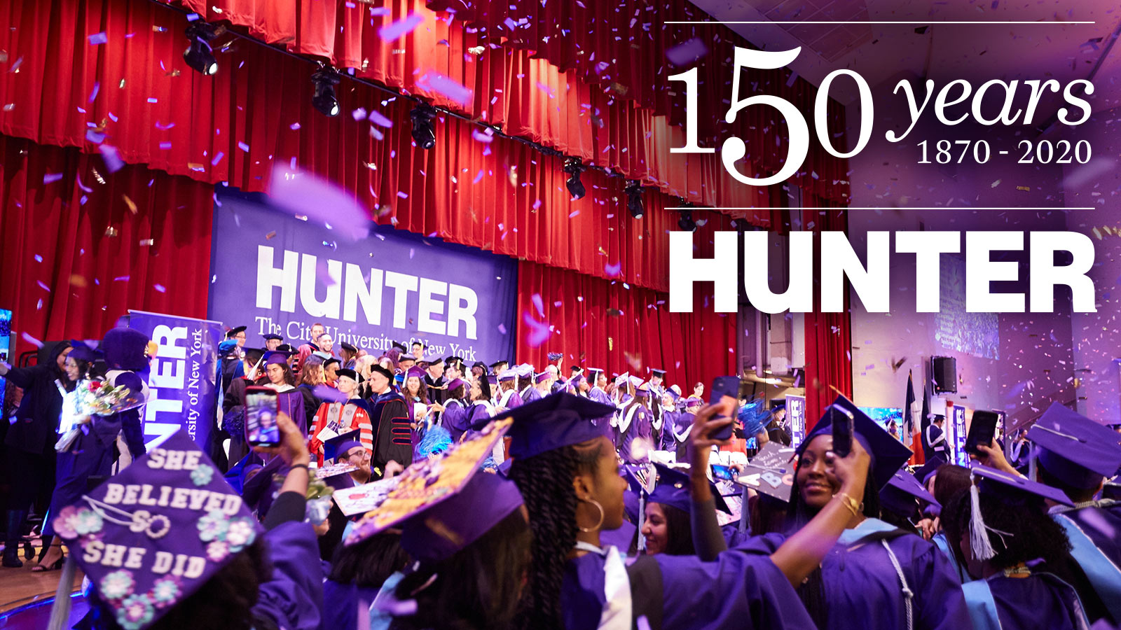 Discovery splash banner for CUNY Hunter College Discord server