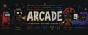 Discovery splash banner for Arcade Discord server