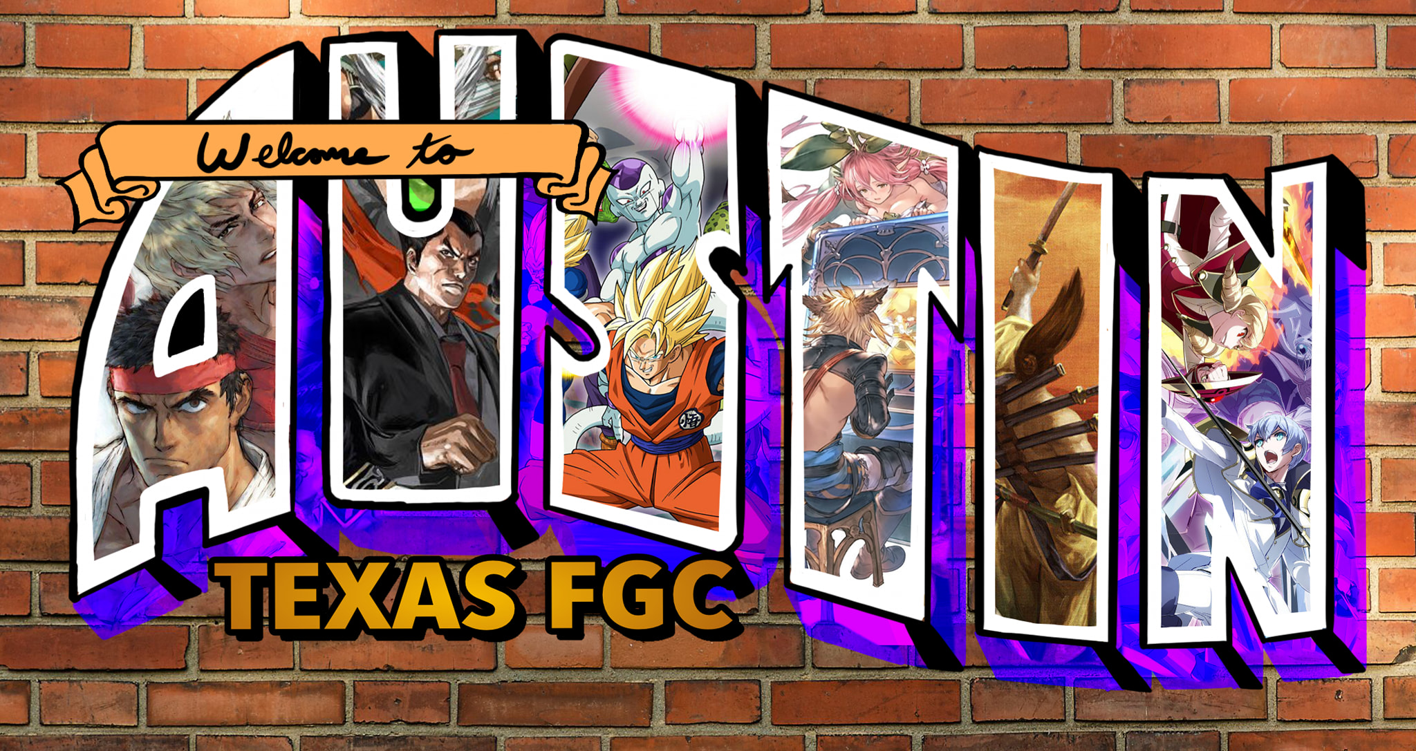 Discovery splash banner for Austin TX FGC Discord server