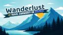 Discovery splash banner for Wanderlust Travel Community Discord server