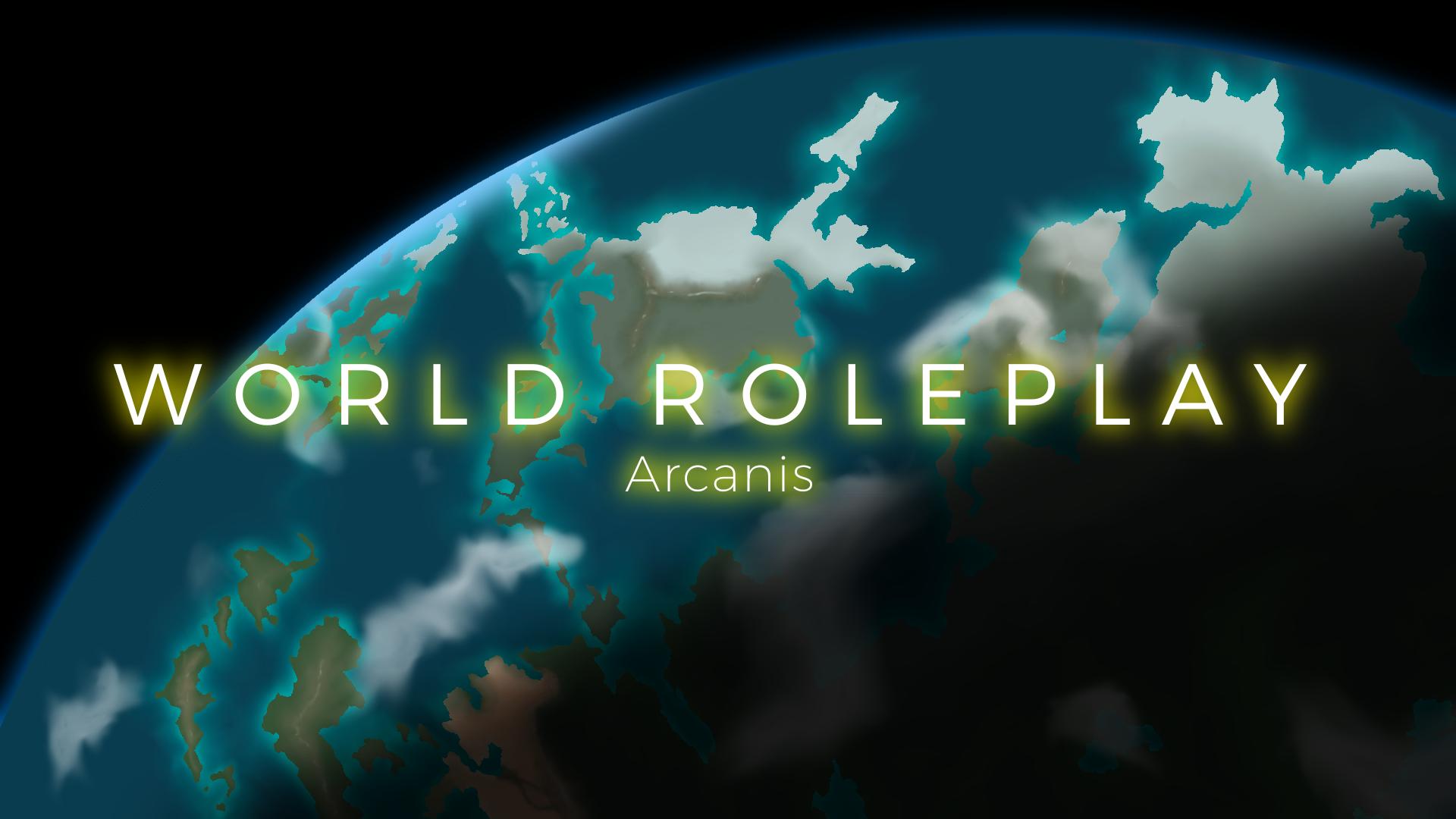 Discovery splash banner for World Roleplay Discord server