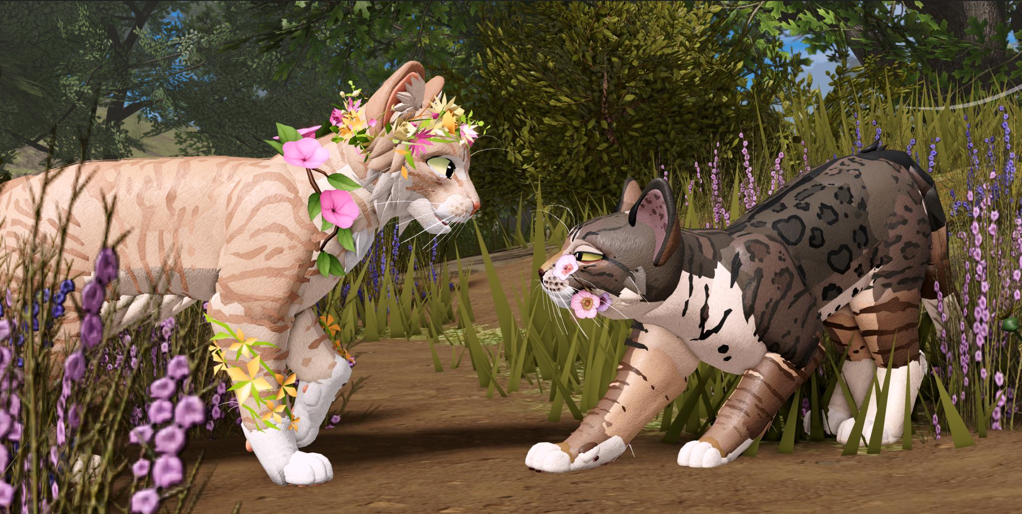 Discovery splash banner for Warrior Cats: Ultimate Edition Discord server