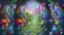 Discovery splash banner for Wonderland - Let's ascend together! Discord server
