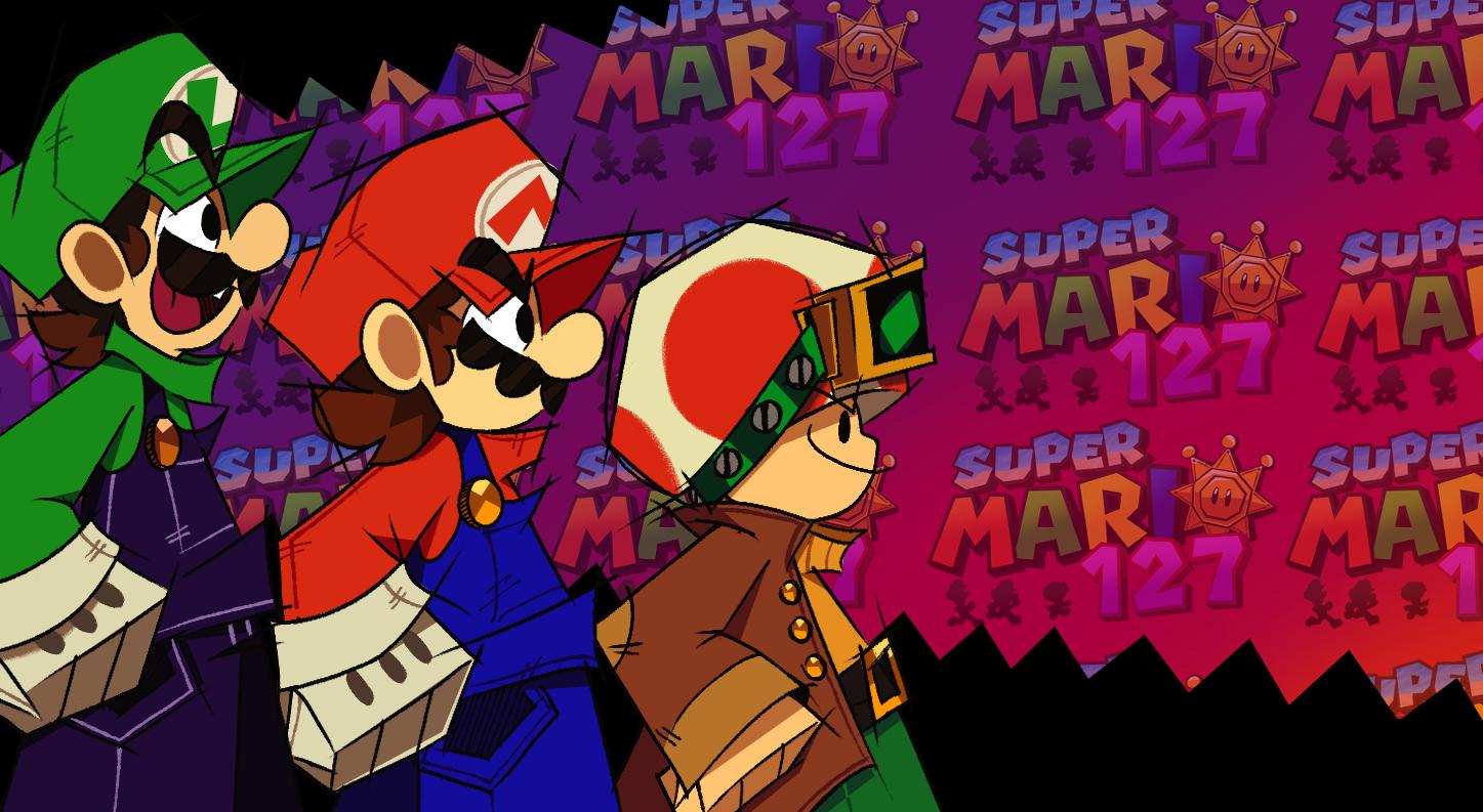 Discovery splash banner for Super Mario 127 Discord server