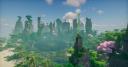 Discovery splash banner for MineSky Discord server