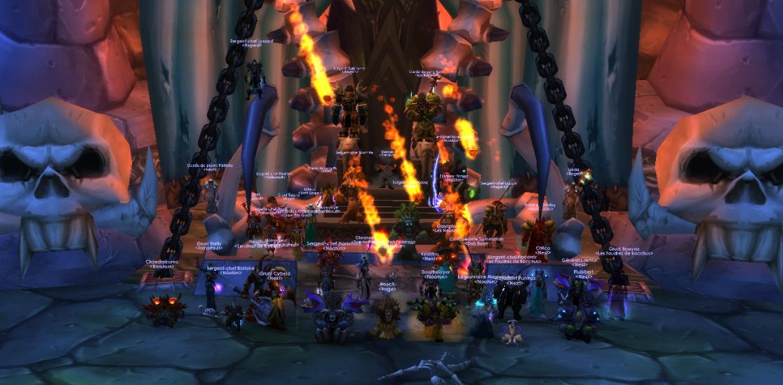Discovery splash banner for WoW Classic FR ( PVE ) Discord server